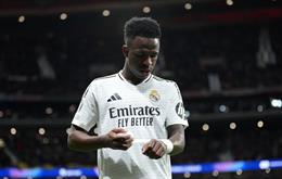 Vinicius Junior lần đầu tiên đá hỏng phạt đền trong màu áo Real