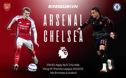 Nhận định Arsenal vs Chelsea (20h30 ngày 16/3): Điểm tựa Emirates