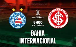 Nhận định Bahia vs Internacional 5h00 ngày 4/4 (Copa Libertadores 2025)