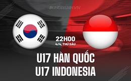 Nhận định U17 Hàn Quốc vs U17 Indonesia 22h00 ngày 4/4 (U17 châu Á 2025)