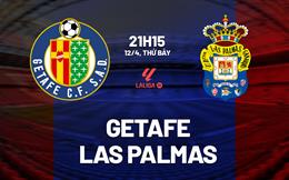Nhận định bóng đá Getafe vs Las Palmas 21h15 ngày 12/4 (La Liga 2024/25)