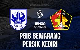 Nhận định PSIS Semarang vs Persik Kediri 15h30 ngày 11/4 (VĐQG Indonesia 2024/25)
