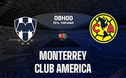 Nhận định Monterrey vs Club America 8h00 ngày 17/4 (VĐQG Mexico 2024/25)