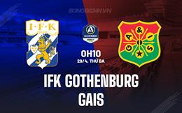 Nhận định IFK Gothenburg vs GAIS 0h10 ngày 29/4 (VĐQG Thụy Điển 2025)