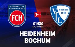 Nhận định Heidenheim vs Bochum (01h30 ngày 3/5): Quyết tâm trụ hạng