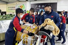 Futsal nữ Việt Nam đến Trung Quốc tranh vé World Cup