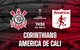 Nhận định Corinthians vs America de Cali 7h30 ngày 7/5 (Copa Sudamericana 2025)