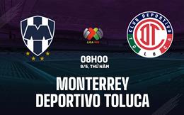 Nhận định Monterrey vs Deportivo Toluca 8h00 ngày 8/5 (VĐQG Mexico 2024/25)