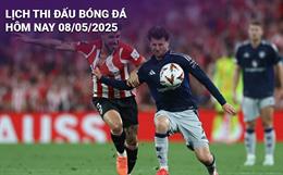 Lịch thi đấu, trực tiếp bóng đá hôm nay 8/5/2025: MU vs Athletic Bilbao