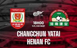 Nhận định Changchun Yatai vs Henan FC 18h00 ngày 11/5 (VĐQG Trung Quốc 2025)