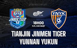 Nhận định Tianjin Jinmen Tiger vs Yunnan Yukun 18h00 ngày 11/5 (VĐQG Trung Quốc 2025)