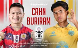 Liên tục dẫn bàn, CAHN vẫn không thể đánh bại Buriram