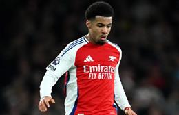 Ethan Nwaneri thay đổi số áo ở Arsenal