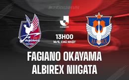 Nhận định Fagiano Okayama vs Albirex Niigata 13h00 ngày 18/5 (VĐQG Nhật Bản 2025)