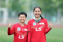 CLB nữ TP HCM tập buổi đầu tiên tại Vũ Hán