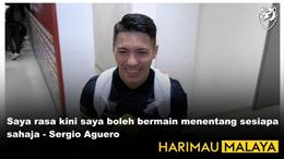Sergio Aguero tự tin đấu với mọi đối thủ sau trận thắng MU