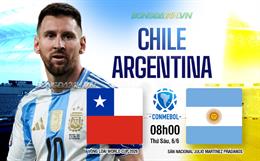Nhận định Chile vs Argentina (08h00 ngày 6/6): Khác biệt đẳng cấp