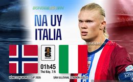 Italia thua sốc Na Uy trong trận mở màn vòng loại World Cup 2026