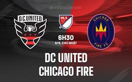 Nhận định DC United vs Chicago Fire 6h30 ngày 8/6 (Nhà nghề Mỹ 2025)