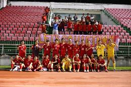 HLV Nhật Bản hài lòng với màn trình diễn của U19 nữ Việt Nam trước Myanmar