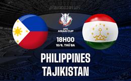 Nhận định Philippines vs Tajikistan 18h00 ngày 10/6 (Vòng loại Asian Cup 2027)
