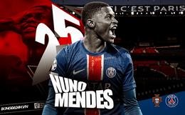 Nuno Mendes: Nỗi đau sau lưng, đỉnh cao trước mắt