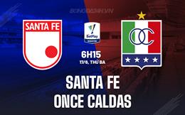 Nhận định Santa Fe vs Once Caldas 6h15 ngày 17/6 (VĐQG Colombia 2025)