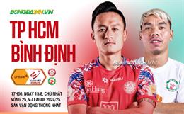 Nhận định TPHCM vs Bình Định (17h00 ngày 15/6): Cuộc chiến vì suất trụ hạng