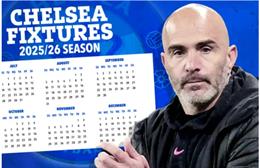 Lịch thi đấu của Chelsea ở Ngoại hạng Anh 2025/26: Tháng 4 kinh hoàng