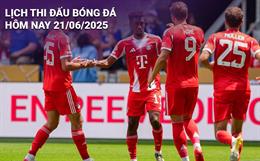 Lịch thi đấu, trực tiếp bóng đá hôm nay 21/6/2025: Munich vs Boca Juniors
