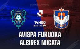 Nhận định Avispa Fukuoka vs Albirex Niigata 14h00 ngày 21/6 (VĐQG Nhật Bản 2025)