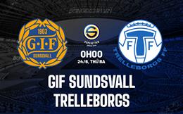Nhận định GIF Sundsvall vs Trelleborgs 0h00 ngày 24/6 (Hạng 2 Thụy Điển 2025)
