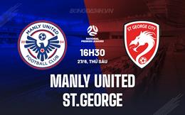 Nhận định Manly United vs St.George 16h30 ngày 27/6 (VĐ bang New South Wales 2025)
