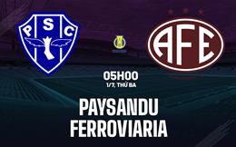 Nhận định bóng đá Paysandu vs Ferroviaria 5h00 ngày 1/7 (Hạng 2 Brazil 2025)