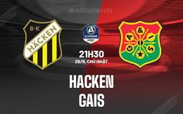 Nhận định - dự đoán Hacken vs GAIS 21h30 ngày 29/6 (VĐQG Thụy Điển 2025)
