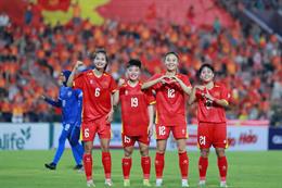 Đội tuyển nữ Việt Nam thắng đậm trận ra quân vòng loại Asian Cup 2026