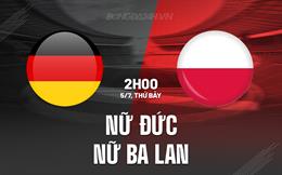 Nhận định bóng đá nữ Đức vs nữ Ba Lan 2h00 ngày 5/7 (Euro 2025)