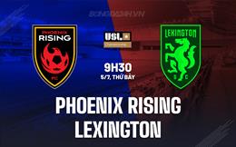 Nhận định Phoenix Rising vs Lexington 9h30 ngày 5/7 (Hạng nhất Mỹ 2025)