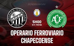 Nhận định Operario Ferroviario vs Chapecoense 5h00 ngày 8/7 (Hạng 2 Brazil 2025)
