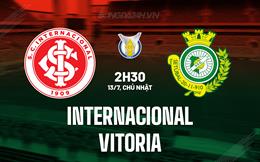 Nhận định - dự đoán Internacional vs Vitoria 2h30 ngày 13/7 (VĐQG Brazil 2025)