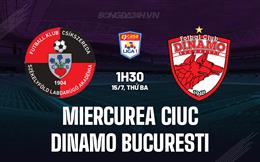 Nhận định Miercurea Ciuc vs Dinamo Bucuresti 1h30 ngày 15/7 (VĐQG Romania 2025/26)