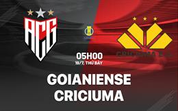 Nhận định bóng đá Goianiense vs Criciuma 5h00 ngày 19/7 (Hạng 2 Brazil 2025)