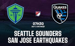 Nhận định Seattle Sounders vs San Jose Earthquakes 7h30 ngày 20/7 (Nhà nghề Mỹ 2025)