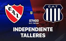 Nhận định bóng đá Independiente vs Talleres 7h00 ngày 21/7 (VĐQG Argentina 2025)