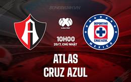 Nhận định bóng đá Atlas vs Cruz Azul 10h00 ngày 20/7 (VĐQG Mexico 2025/26)