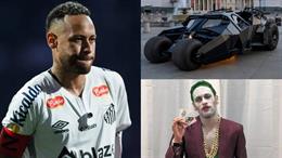 Neymar chi 1,8 triệu euro tậu siêu xe Batmobile của Người Dơi