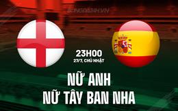 Nhận định Nữ Anh vs Nữ Tây Ban Nha 23h00 ngày 27/7 (Euro 2025)