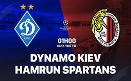 Nhận định Dynamo Kiev vs Hamrun Spartans 1h00 ngày 30/7 (Champions League 2025/26)