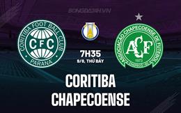 Nhận định Coritiba vs Chapecoense 7h35 ngày 9/8 (Hạng 2 Brazil 2025)