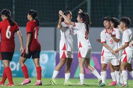 Thắng đậm Hồng Kông (TQ), U20 nữ Việt Nam tiến sát vé dự VCK U20 nữ châu Á 2026